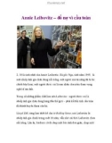 Annie Leibovitz – đổ nợ vì cầu toàn