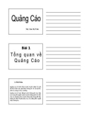 Bài giảng Quảng cáo - ThS. Trần Thị Ý Nhi