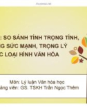 Tiểu luận: So sánh tính trọng tình, trọng sức mạnh, trọng lý ở các loại hình văn hóa