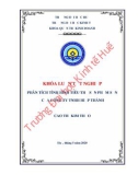 Khóa luận tốt nghiệp Quản trị kinh doanh: Phân tích tình hình tiêu thụ sản phẩm sơn của Công ty TNHH Hiệp Thành