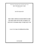 Luận văn Thạc sĩ Chính sách công: Thực hiện chính sách Bảo hiểm xã hội bắt buộc đối với người lao động tại Viện Hàn lâm Khoa học xã hội Việt Nam