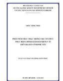 Luận văn Thạc sĩ Chính sách công: Phân tích trục trặc trong việc tổ chức thực hiện chính sách bảo hiểm y tế trên địa bàn tỉnh Phú Yên