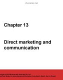 Lecture Advertisingandpromotion (2/e) – Chapter 13: Direct marketing and communication