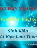 Thuyết trình Triết học: Sinh viên và việc làm thêm