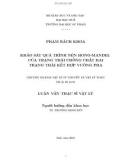 Luận văn Thạc sĩ: Khảo sát quá trình nén Hong - Mandel của trạng thái chồng chất hai trạng thái kết hợp vuông pha