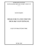 Luận văn Thạc sĩ Tâm lý học: Mối quan hệ của cháu ở độ tuổi trung học cơ sở với ông bà