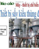 Báo cáo: Thiết bị sấy kiểu thùng đứng