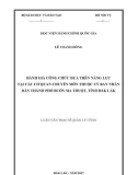 Luận văn thạc sĩ Quản lý công: Đánh giá công chức dựa trên năng lực tại các cơ quan chuyên môn thuộc thành phố Buôn Ma Thuột, tỉnh Đắk Lắk