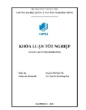 Khóa luận tốt nghiệp Quản trị marketing: Thực trạng công tác Marketing tại Công ty TNHH Thương mại và Dịch vụ Trang Trang