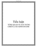 TIỂU LUẬN VỀ TỔNG QUAN VỀ XÂY DỰNG CHIẾN LƯỢC KINH DOANH