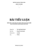 BÀI TIỂU LUẬN: ĐIỀU KIỆN VÀ KHẢ NĂNG HUY ĐỘNG VỐN CỦA DOANH NGHIỆP QUA THỊ TRƯỜNG CHỨNG KHOÁN VIỆT NAM