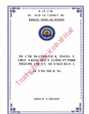 Khóa luận tốt nghiệp Kế toán-Kiểm toán: Thực trạng công tác kế toán lưu chuyển hàng hóa tại Công ty TNHH Phân phối Điện tử điện máy Hà Nội