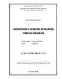 Luận án Tiến sĩ Lịch sử: Chuyển biến kinh tế, xã hội huyện Mỹ Đức (Hà Tây) từ năm 1991 đến năm 2008