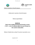 Báo cáo khoa học nông nghiệp Improving traditional integrated farming systems (VAC) – a new livelihood option for poor farmers in the coastal communities - Milestone 3 