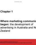 Lecture Advertisingandpromotion (2/e) – Chapter 1: Where marketing communication began