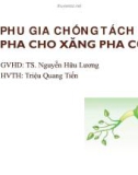 Tiểu luận: PHU GIA CHỐNG TÁCH CHỐ PHA CHO XĂNG PHA CỒN CỒ