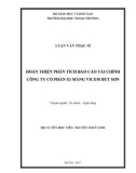 Luận văn Thạc sĩ Tài chính Ngân hàng: Hoàn thiện phân tích báo cáo tài chính Công ty cổ phần xi măng Vicem Bút Sơn