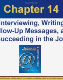 Lecture Business and administrative communication: Chapter 14 - Kitty O. Locker, Donna S. Kienzler