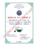 Khóa luận tốt nghiệp: Phân tích các yếu tố ảnh hưởng tới động lực làm việc của nhân viên Công ty May Hòa Thọ - Đông Hà