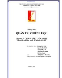 Tiểu luận: Hợp tác và liên minh để giành lợi thế