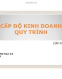 Thuyết trình: Cấp độ kinh doanh quy trình