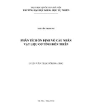 Tóm tắt Luận văn Thạc sĩ Khoa học: Phân tích ổn định vỏ cầu nhẫn vật liệu cơ tính biến thiên