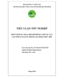 Tiểu luận tốt nghiệp Hệ thống thông tin địa lý: Phân tích sự thay đổi mô hình canh tác lúa tại tỉnh An Giang trong giai đoạn 2007 - 2010