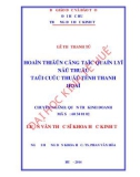 Luận văn Thạc sĩ Khoa học kinh tế: Hoàn thiện công tác quản lý nợ thuế tại Cục thuế tỉnh Thanh Hóa