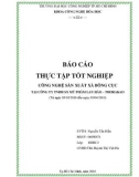 BÁO CÁO THỰC TẬP TỐT NGHIỆP CÔNG NGHỆ SẢN XUẤT XÀ BÔNG CỤC TẠI CÔNG TY TNHH SX MỸ PHẨM LAN HẢO – THORAKAO 