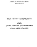 Luận văn tốt nghiệp: Quỹ bảo hiểm xã hội, nguồn hình thành và sử dụng quỹ bảo hiểm xã hội