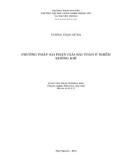 Luận văn Thạc sĩ Khoa học: Phương pháp sai phân giải bài toán ô nhiễm không khí