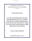 Luận văn Thạc sĩ Kinh tế: Các nhân tố ảnh hưởng đến việc hoàn thiện hệ thống kế toán của các đơn vị hành chính sự nghiệp theo định hướng chuẩn mực kế toán công quốc tế - Nghiên cứu cho các đơn vị hành chính sự nghiệp trên địa bàn Thành phố Hồ Chí Minh