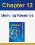 Lecture Business and administrative communication: Chapter 12 - Kitty O. Locker, Donna S. Kienzler