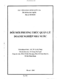 Đổi mới phương thức quản lý doanh nghiệp nhà nước