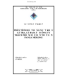 Luận văn : Phân tích hoạt động xuất khẩu cá tra, cá basa tại công ty trách nhiệm hữu hạn thủy sản Panga Mekong