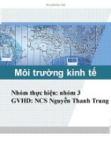 Thuyết trình: Môi trường kinh tế