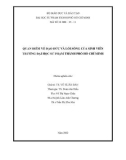 Nghiên cứu khoa học: Quan điểm về đạo đức và lối sống của sinh viên trường Đại học Sư phạm Thành phố Hồ chí Minh