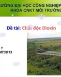 Thảo luận nhóm: Chất độc Đioxin