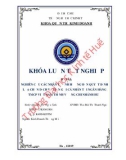 Khóa luận tốt nghiệp Quản trị kinh doanh: Nghiên cứu các nhân tố ảnh hưởng đến quyết định lựa chọn dịch vụ tiền gửi cá nhân tại Ngân hàng TMCP Việt Nam Thịnh Vượng chi nhánh Huế