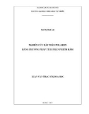 Luận văn Thạc sĩ Khoa học: Nghiên cứu bài toán Polaron bằng phương pháp tích phân phiếm hàm