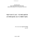 Tiểu luận: Việt Nam và ASC- Vấn đề lợi ích an ninh quốc gia và triển vọng