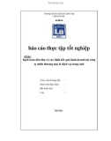 Luận văn: Hạch toán tiêu thụ và xác định kết quả kinh doanh tại công ty tnhh thương mại & dịch vụ trang anh