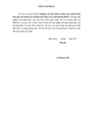 Luận văn Thạc sĩ Nông nghiệp: Nghiên cứu đặc điểm tổ chức sản xuất lợn thịt theo quy mô trang trại ở thành phố Đồng Hới, tỉnh Quảng Bình