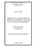 Tóm tắt luận văn Thạc sĩ: Nghiên cứu mức độ công bố thông tin trên báo cáo tài chính giữa niên độ bởi các công ty niêm yết ở Việt Nam và Philippines