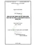 Luận văn Thạc sĩ Khoa học Lâm nghiệp: Đánh giá thực trạng của đối tượng rừng khai thác tại công ty lâm nghiệp và dịch vụ Hương Sơn