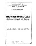 Luận án phó Tiến sĩ Khoa học ngữ văn: Thơ Nôm Đường luật (từ Hồ Xuân Hương đến Trần Tế Xương)