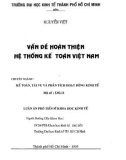 Luận án Phó Tiến sĩ Khoa học Kinh tế: Vấn đề hoàn thiện hệ thống kế toán Việt Nam