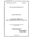 Luận văn thạc sĩ Chính sách công: Thực hiện chính sách phát triển điện mặt trời tại Việt Nam