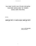 Báo cáo đề tài: Khí quyển và hóa học khí quyển