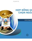 Thuyết trình: Hợp đồng quyền chọn ngoại tệ